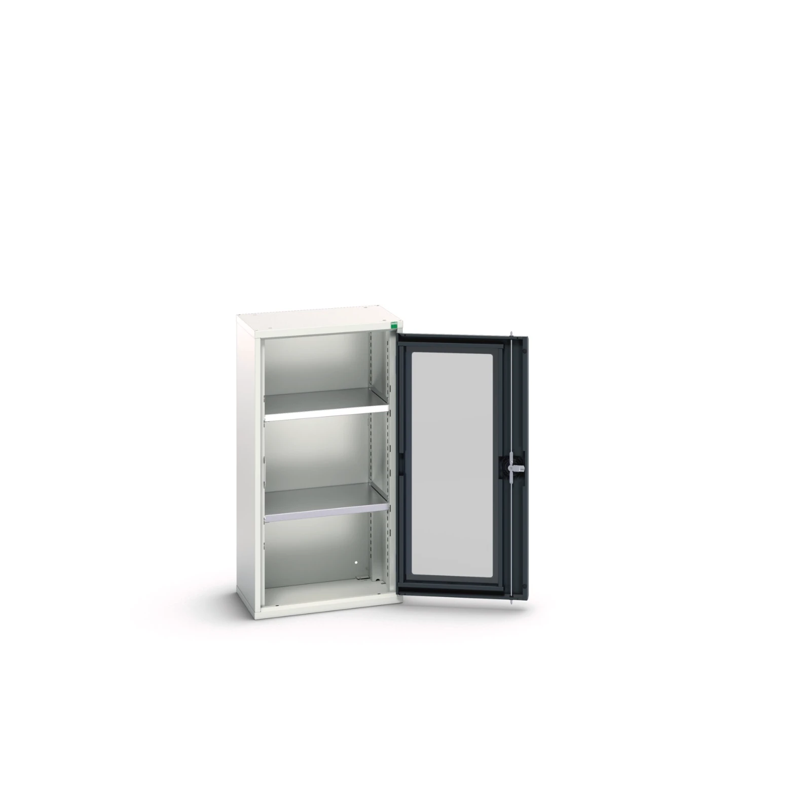 bott Verso systeemkast 525x350x1000mm 2 legborden 1 deur RAL 7016
