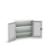 bott Verso systeemkast 1050x350x1000mm 2 legborden 2 raamdeuren RAL 7035