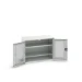 bott Verso systeemkast 1050x550x800mm 2 legborden 2 raamdeuren RAL 7035