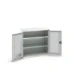 bott Verso systeemkast 1050x550x1000mm 2 legborden 2 raamdeuren RAL 7035