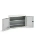 bott Verso systeemkast 1300x550x900mm 2 legborden 2 raamdeuren RAL 7035