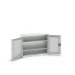 bott Verso systeemkast 1050x350x800mm 2 legborden 2 raamdeuren RAL 7035