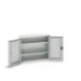bott Verso systeemkast 1050x350x900mm 2 legborden 2 raamdeuren RAL 7035