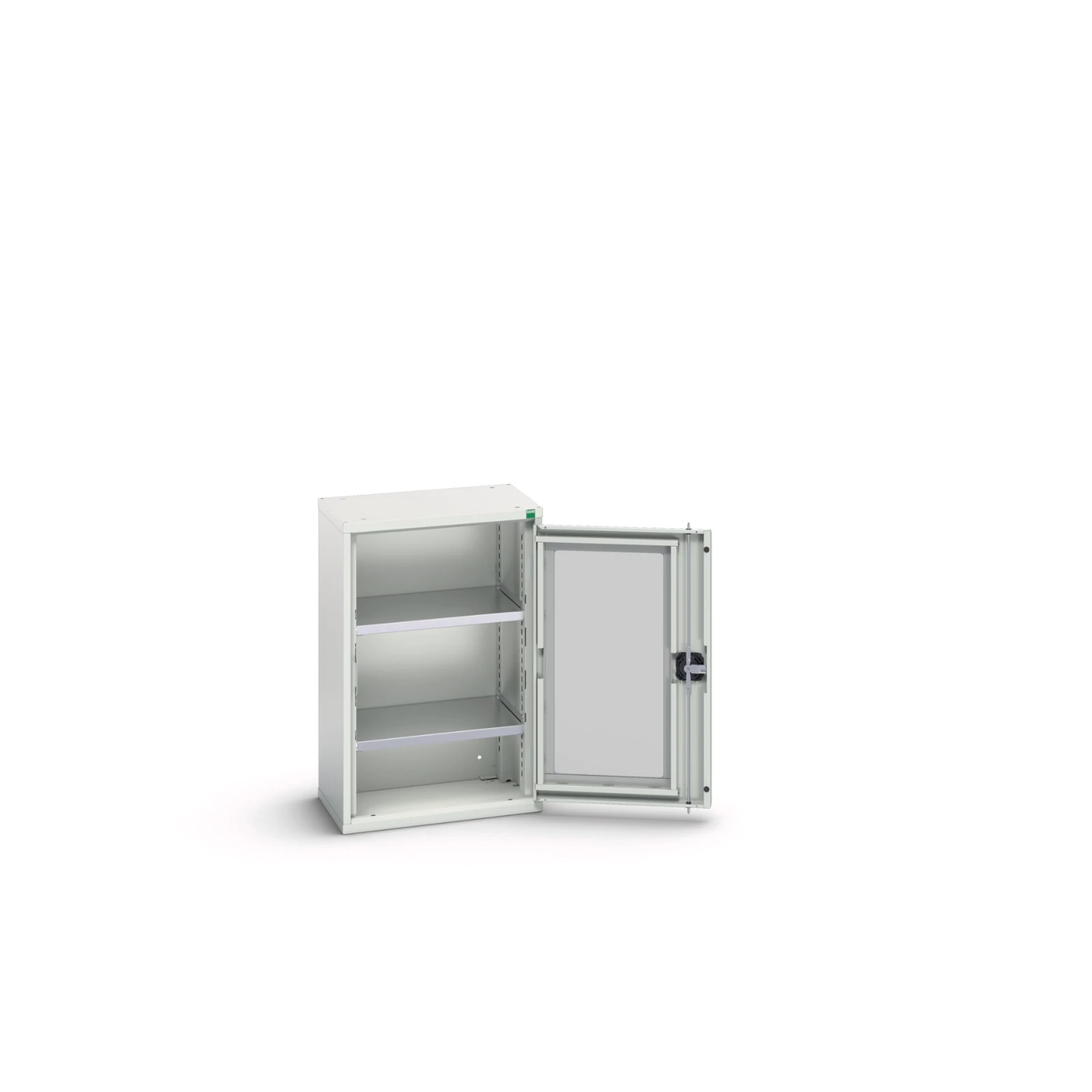 bott Verso systeemkast 525x350x800mm 2 legborden 1 deur RAL 7035