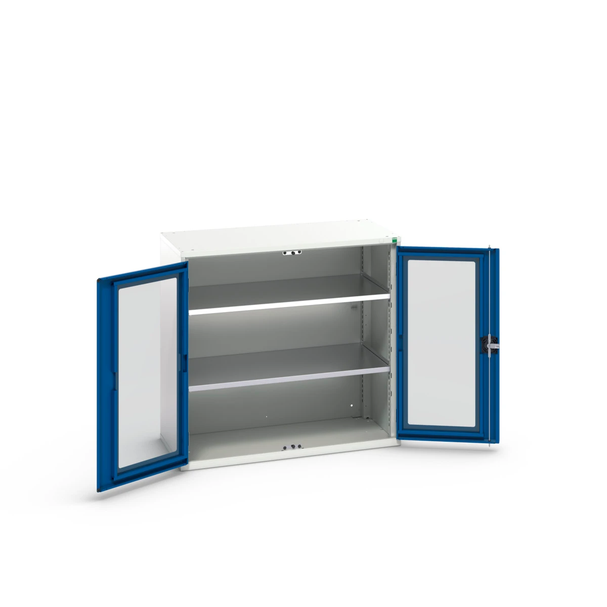 bott Verso systeemkast 1050x550x1000mm 2 legborden 2 raamdeuren RAL 5010