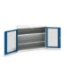 bott Verso systeemkast 1300x550x1000mm 2 legborden 2 raamdeuren RAL 5010