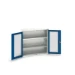 bott Verso systeemkast1050x350x1000mm 2 legborden 2 raamdeuren RAL 5010