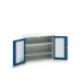 bott Verso systeemkast 1050x550x900mm 2 legborden 2 raamdeuren RAL 5010