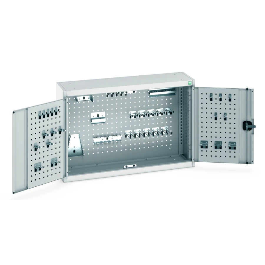 bott Cubio hangkast 1 Perfoplaat hoogte 700 mm RAL 7035