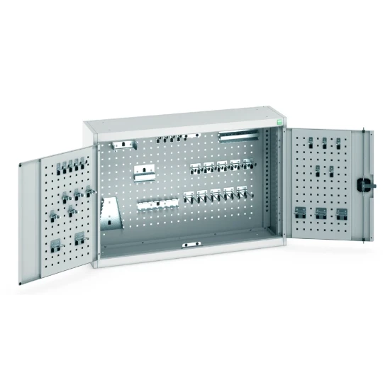 bott Cubio hangkast 1 Perfoplaat hoogte 700 mm RAL 7035