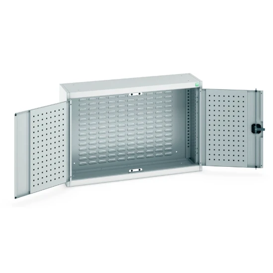 bott Cubio hangkast 1 louvre plaat hoogte 700 mm RAL 7035