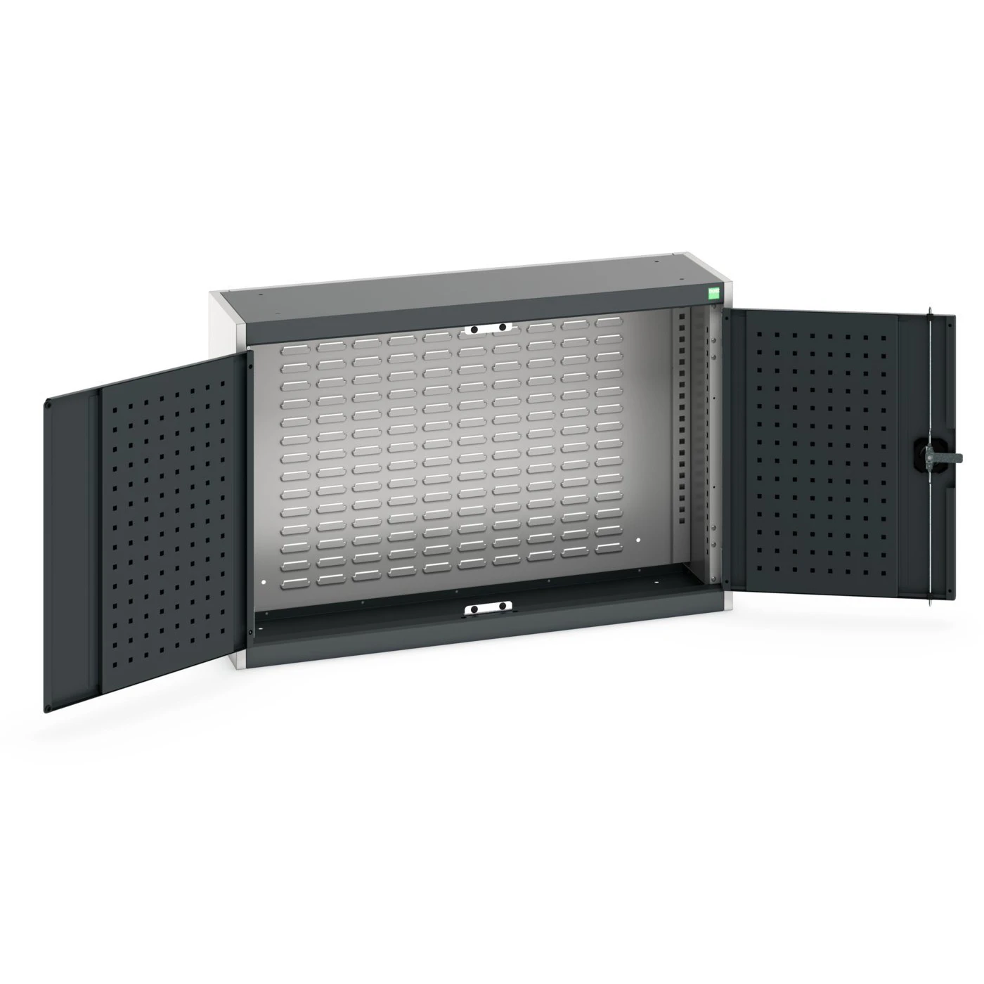 bott Cubio hangkast 1 louvre plaat hoogte 700 mm RAL 7016