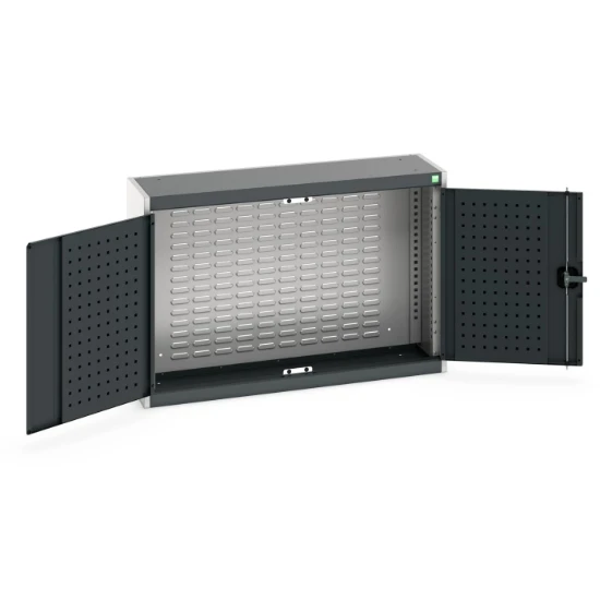 bott Cubio hangkast 1 louvre plaat hoogte 700 mm RAL 7016