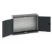 bott Cubio hangkast 1 louvre plaat hoogte 700 mm RAL 7016