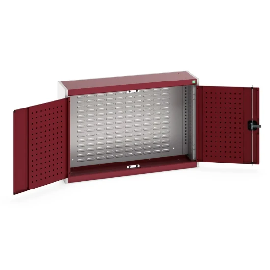 bott Cubio hangkast 1 louvre plaat hoogte 700 mm RAL 3004