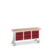 bott Verso verrijdbare werkbank 1750x600x830mm 9 laden Multiplex RAL 3004