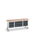 bott Verso verrijdbare werkbank 2000x600x830mm 9 laden Multiplex RAL 7016