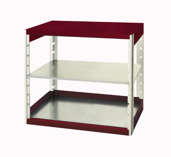 bott cubio étagère 1050x650x1000mm 2 étagères ral 3004