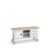 bott Verso verrijdbare werkbank 1750x600x830mm 3 laden 1 middenschap 1 deur Multiplex RAL 7035