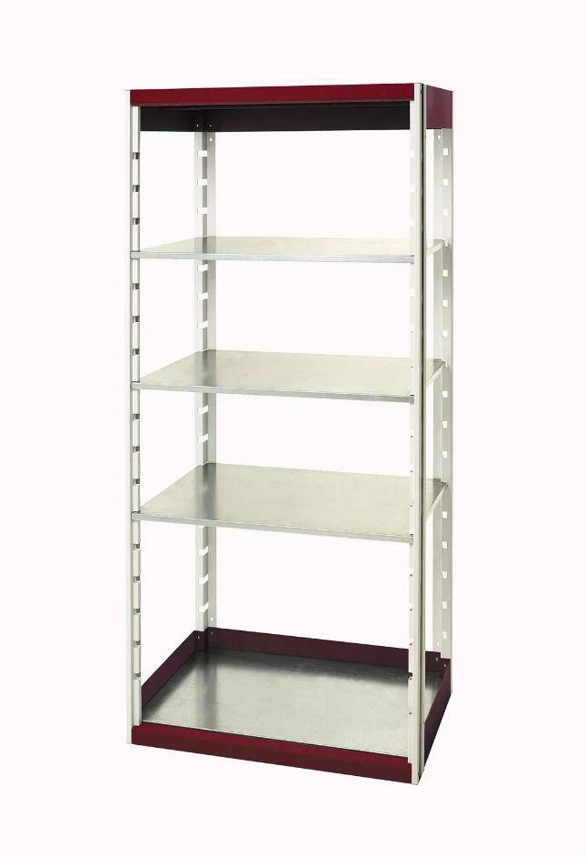 bott cubio étagère 800x650x2000mm 4 étagères ral 3004