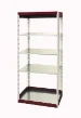 bott cubio étagère 800x650x2000mm 4 étagères ral 3004