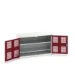 bott Verso kast gevleugelde deuren 1300x550x800mm 2 legborden RAL 3004
