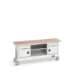 bott Verso verrijdbare werkbank 2000x600x830mm 2 laden 1 middenschap 2 deuren Multiplex RAL 7035
