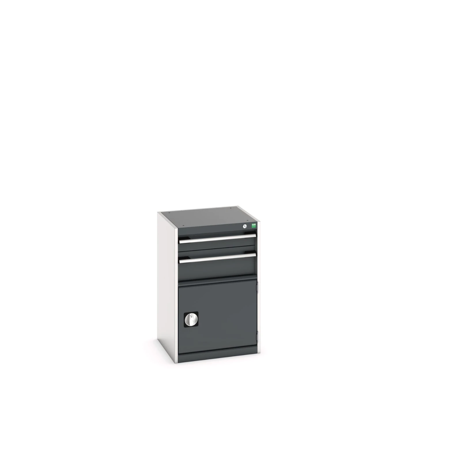 bott Cubio schuifladenkast hoogte 800 mm RAL 7016