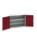 bott Verso hangkast 1300x550x1000mm 2 legborden RAL 3004