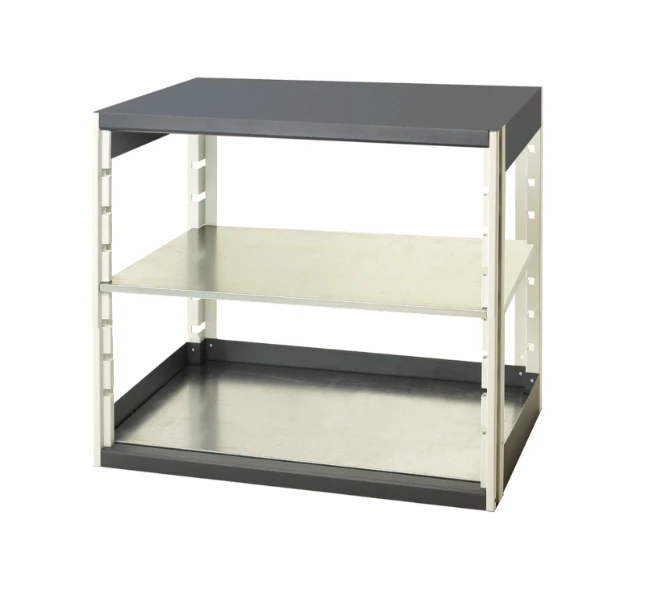 bott cubio étagère 1050x650x1000mm 2 étagères ral 7016