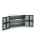 bott Verso kast gevleugelde deuren 1300x550x1000mm 2 legborden RAL 7016