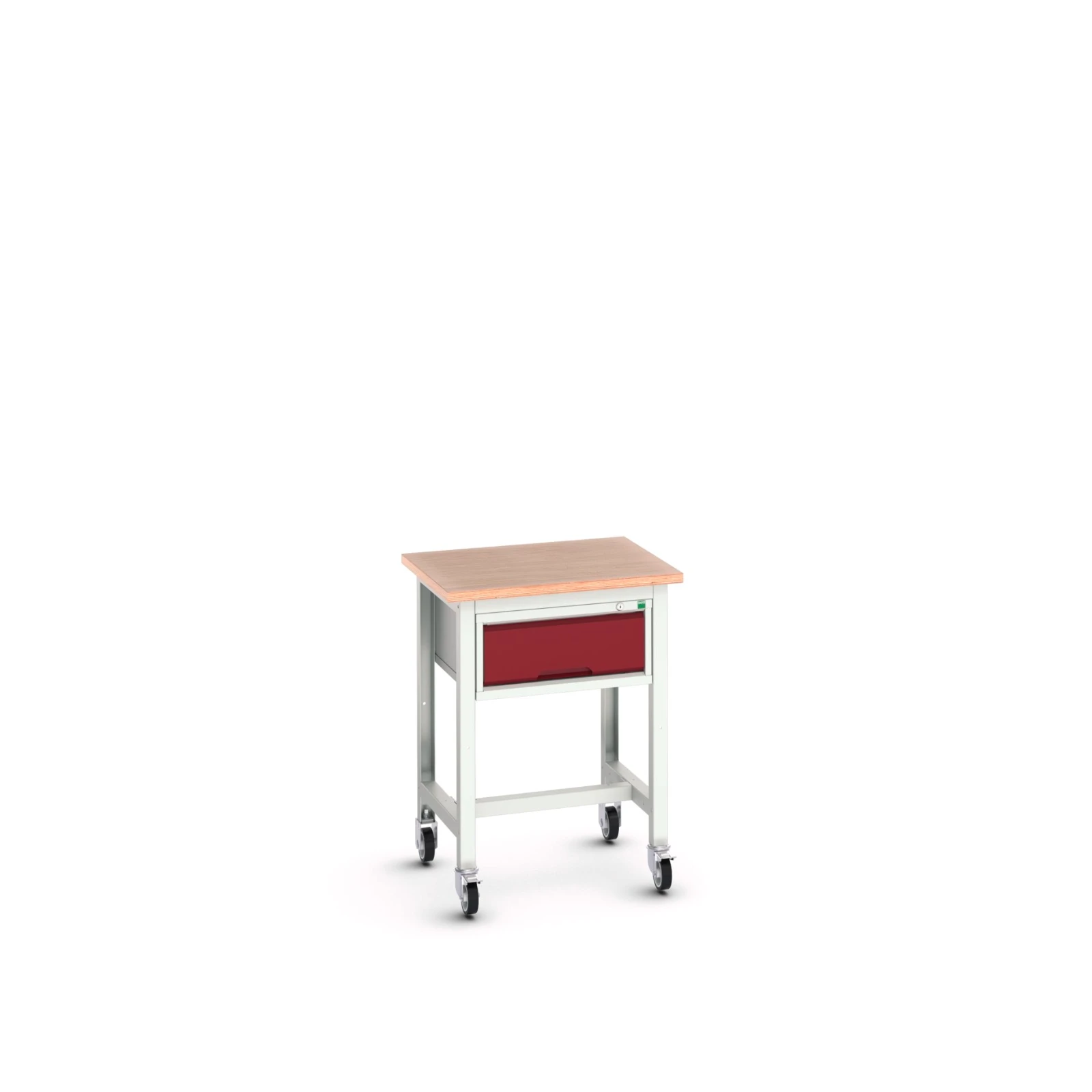bott Verso verrijdbare werkbank met lade Multiplex 700x600x930mm RAL 3004