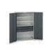 bott Verso systeemkast 1300x550x2000mm 4 legborden 3 lades RAL 7016