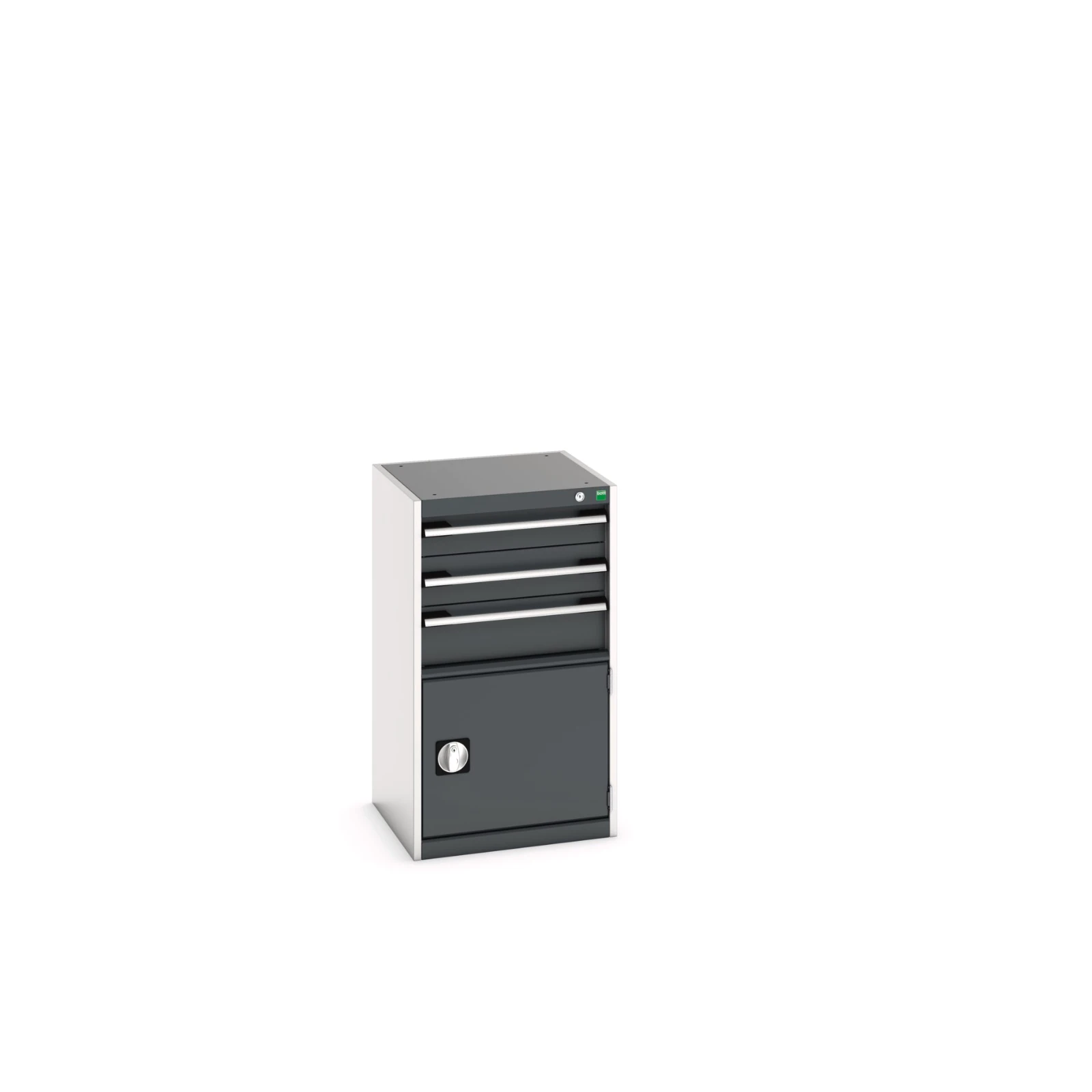 bott Cubio schuifladenkast hoogte 900 mm RAL 7016