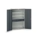 bott Verso systeemkast 1300x550x2000mm 4 legborden 2 lades RAL 7016