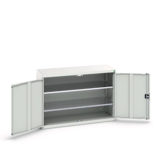 bott Verso systeemkast 1300x550x900mm 2 legborden RAL 7035