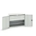 bott Verso systeemkast 1300x550x1000mm 1 legbord 3 laden RAL 7035