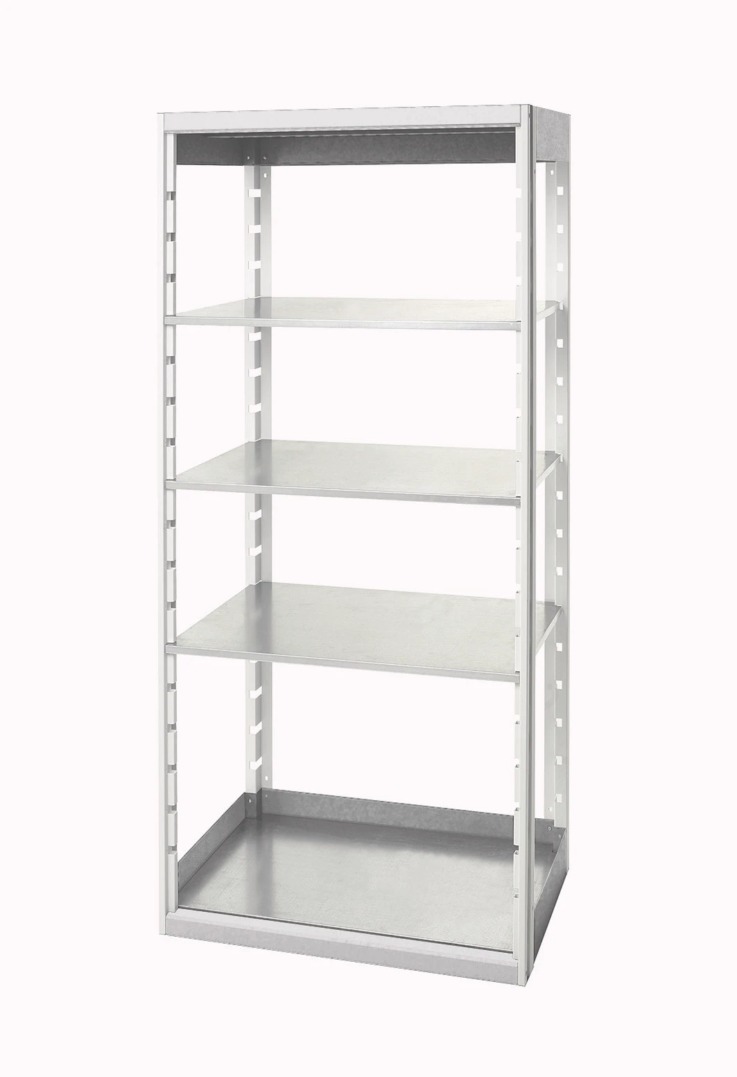 bott cubio unité de rayonnage 800x525x1000mm 4 étagères ral 7035
