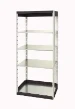 bott cubio étagère 800x525x1000mm 4 étagères ral 7016