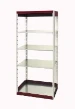 bott cubio étagère 800x525x1000mm 4 étagères ral 3004