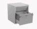 bott cubio armoire avec poubelle 650x650x800mm ral 7035