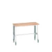 bott Cubio Verrijdbare Werktafel Breedte 1500 Hoogte 840-1140 mm RAL 7035