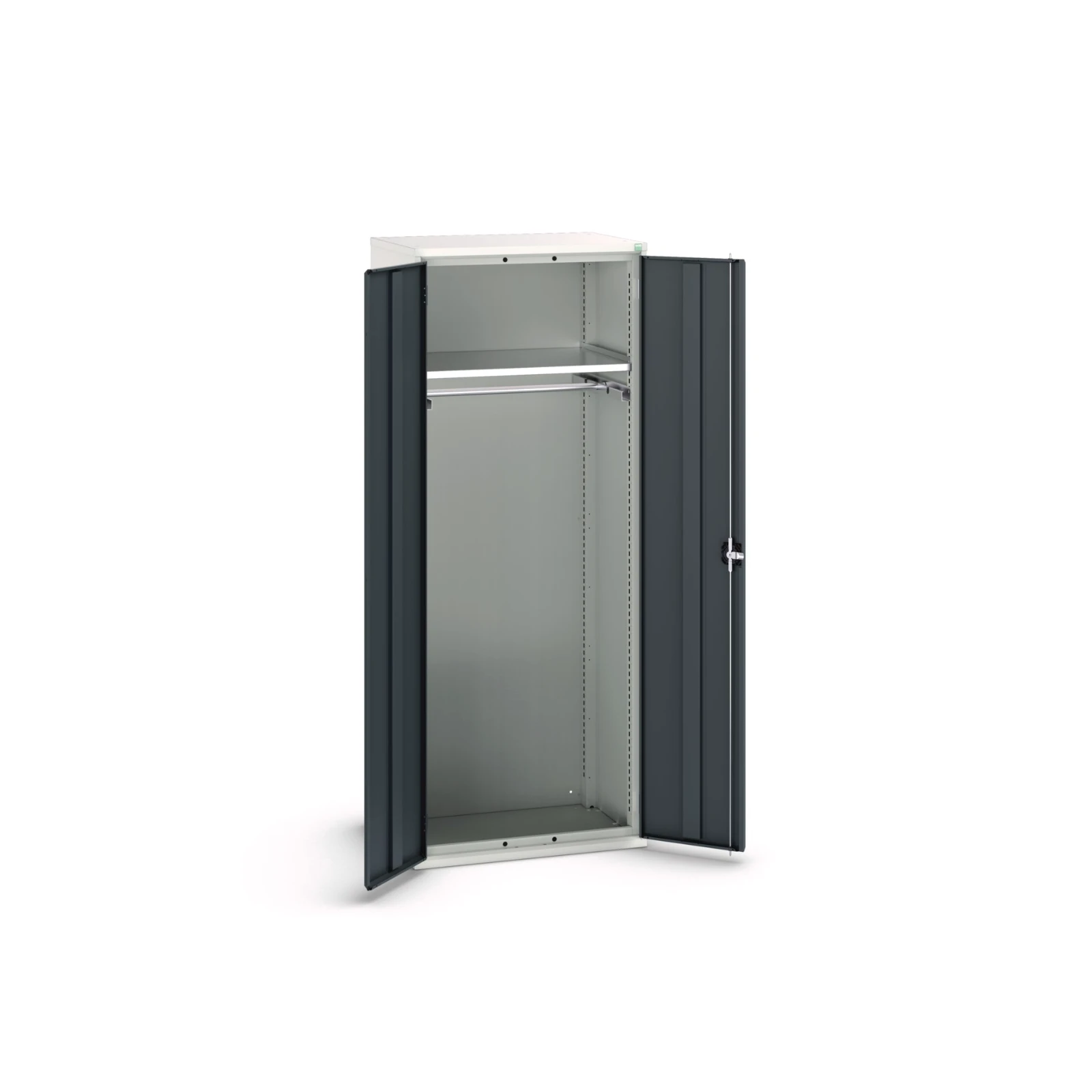 bott Verso systeemkast 800x550x2000mm 1 legbord 1 rail RAL 7016