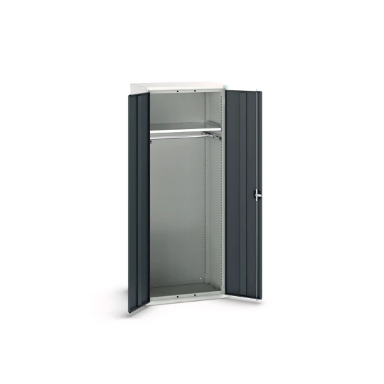bott Verso systeemkast 800x550x2000mm 1 legbord 1 rail RAL 7016