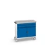 bott Verso mobiele kast 1050x550x965mm 2 laden 2 deuren lino top RAL 5010