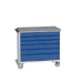 bott Verso gereedschapswagen 1050x600x980mm 6 laden lino tray RAL 5010