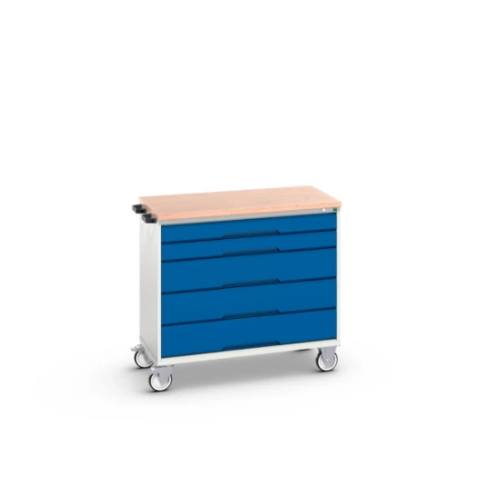bott Verso gereedschapswagen 1050x600x980mm 5 laden MPX top RAL 5010