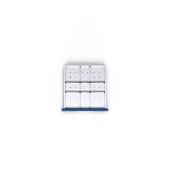 bott Verso indelingsassortiment 9 compartimenten 525x550x100/125mm