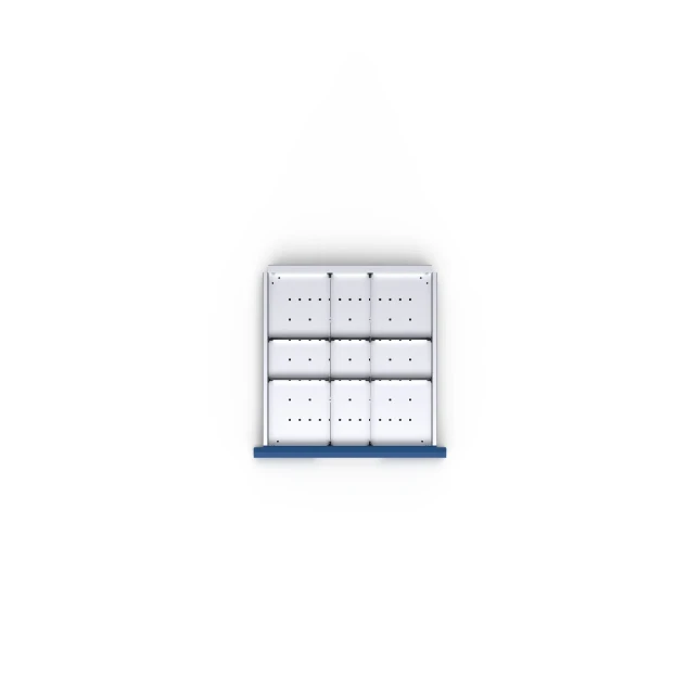 bott Verso indelingsassortiment 9 compartimenten 525x550x100/125mm