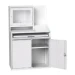 bott Verso computerkast 1050x550x1650mm 1 legbord 1 schuiflade 2 deuren RAL 7035